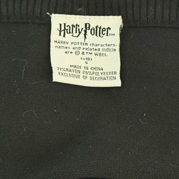 Hot Topic Harry Potter Slytherin House Black Cardigan - Women’s US S - Picture 6 of 9